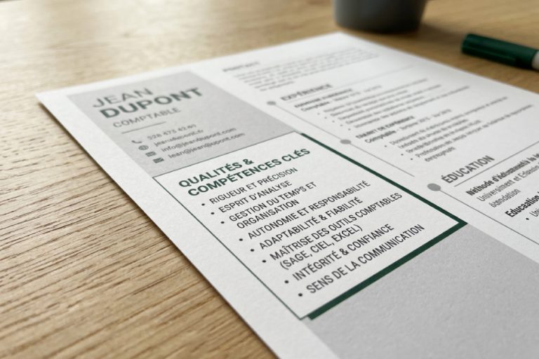 Compétences CV Comptable